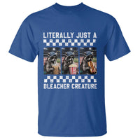 Baseball Raccoon Literally Just a Bleacher Creature T Shirt Funny Trash Panda At Ballfield