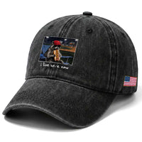 Baseball Raccoon I Live Here Now Washed Cotton Baseball Cap Funny Trash Panda Eating Hot Dog Ballfield