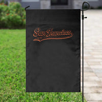 San Francisco Sports Script Retro Baseball Lovers Proud City Garden Flag
