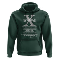 Proud Gen X 1965 to 1980 Hoodie Vintage Generation X