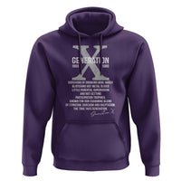 Proud Gen X 1965 to 1980 Hoodie Vintage Generation X