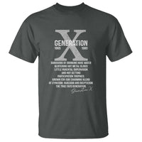 Proud Gen X 1965 to 1980 T Shirt Vintage Generation X