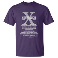 Proud Gen X 1965 to 1980 T Shirt Vintage Generation X