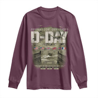 Operation Overlord D Day Normandy WWII Long Sleeve Shirt