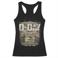 Operation Overlord D Day Normandy WWII Racerback Tank Top