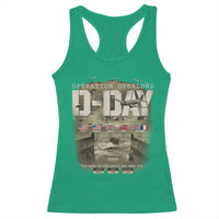 Operation Overlord D Day Normandy WWII Racerback Tank Top