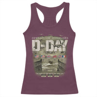 Operation Overlord D Day Normandy WWII Racerback Tank Top