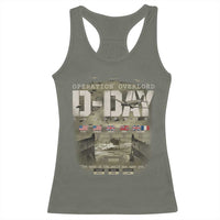 Operation Overlord D Day Normandy WWII Racerback Tank Top