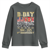 D Day 81st Anniversary Honor History Normandy WWII Youth Sweatshirt