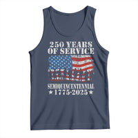 250 Years Of Service Semiquincentennial Tank Top US Military Army Birthday American Flag