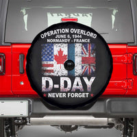 Operation Overlord D Day Normandy France WWII Never Forget Spare Tire Cover