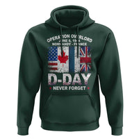 Operation Overlord D Day Normandy France WWII Never Forget Hoodie