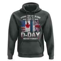 Operation Overlord D Day Normandy France WWII Never Forget Hoodie