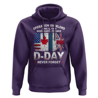 Operation Overlord D Day Normandy France WWII Never Forget Hoodie