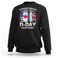 Operation Overlord D Day Normandy France WWII Never Forget Sweatshirt