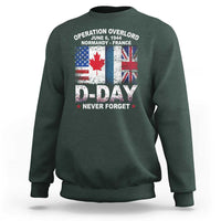 Operation Overlord D Day Normandy France WWII Never Forget Sweatshirt
