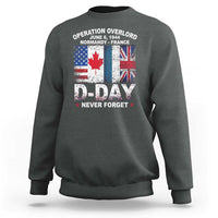 Operation Overlord D Day Normandy France WWII Never Forget Sweatshirt
