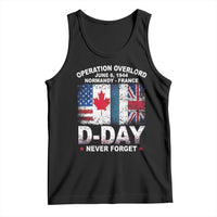 Operation Overlord D Day Normandy France WWII Never Forget Tank Top