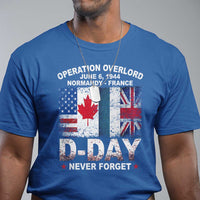 Operation Overlord D Day Normandy France WWII Never Forget T Shirt
