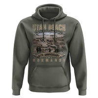 Utah Beach D Day 81 ST Anniversary Honor History Normandy WWII Hoodie