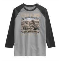 Utah Beach D Day 81 ST Anniversary Honor History Normandy WWII Raglan Shirt
