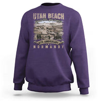Utah Beach D Day 81 ST Anniversary Honor History Normandy WWII Sweatshirt