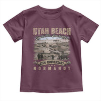 Utah Beach D Day 81 ST Anniversary Honor History Normandy WWII Toddler T Shirt