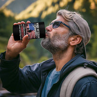 WWII Veteran Daughter Most People Never Meet Their Heroes I Was Raised By Mine 4 in 1 Can Cooler Tumbler American Flag - Wonder Print Shop