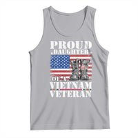 Proud Daughter Of A Vietnam Veteran Tank Top American Flag Army Boots