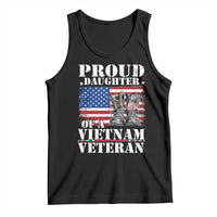 Proud Daughter Of A Vietnam Veteran Tank Top American Flag Army Boots