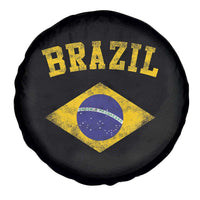 Vintage Brazil Flag Patriotic Brazilian Pride Spare Tire Cover