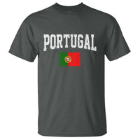 Vintage Portugal Flag Portuguese Pride Throwback Design T Shirt
