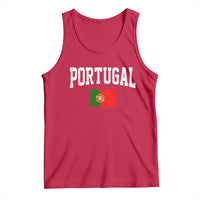 Vintage Portugal Flag Portuguese Pride Throwback Design Tank Top