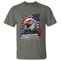 250 Years USA 250th Anniversary T Shirt Patriotic Eagle 4th of July