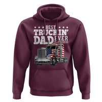Best Truckin Dad Ever Hoodie Funny Rig Trucker Fathers Day