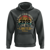 16th Birthday Hoodie Vintage 2010 Limited Edition Retro 16 Years Of Being Awesome Mountain