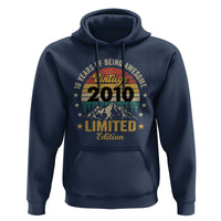 16th Birthday Hoodie Vintage 2010 Limited Edition Retro 16 Years Of Being Awesome Mountain
