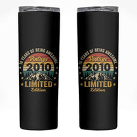 16th Birthday Skinny Tumbler Vintage 2010 Limited Edition Retro 16 Years Of Being Awesome Mountain