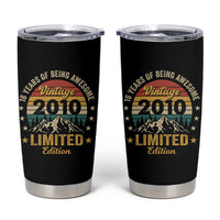 16th Birthday Tumbler Cup Vintage 2010 Limited Edition Retro 16 Years Of Being Awesome Mountain