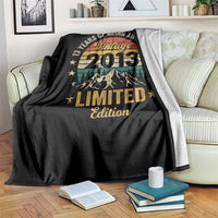 13th Birthday Throw Blanket Vintage 2013 Limited Edition Retro 13 Years Of Being Awesome Mountain
