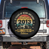 13th Birthday Spare Tire Cover Vintage 2013 Limited Edition Retro 13 Years Of Being Awesome Mountain