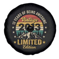 13th Birthday Spare Tire Cover Vintage 2013 Limited Edition Retro 13 Years Of Being Awesome Mountain