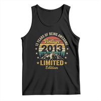 13th Birthday Tank Top Vintage 2013 Limited Edition Retro 13 Years Of Being Awesome Mountain