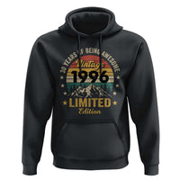 30th Birthday Hoodie Vintage 1996 Limited Edition Retro 30 Years Of Being Awesome Mountain