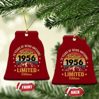 70th Birthday Ceramic Ornament Vintage 1956 Limited Edition Retro 70 Years Of Being Awesome Mountain