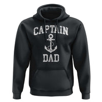 Captain Dad Hoodie Boat Pontoon Father Fishing Sailor