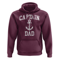 Captain Dad Hoodie Boat Pontoon Father Fishing Sailor