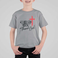 Christian Faith T Shirt For Kid But First Let Me Thank God - Wonder Print Shop