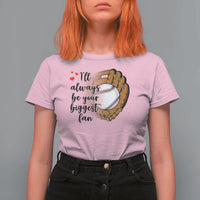 Funny Baseball Fan T Shirt For Women I'll Always Be Your Biggest Fan Parents - Wonder Print Shop