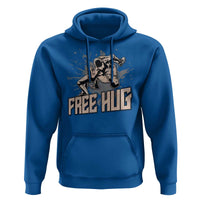 Funny Wrestling Hoodie Free Hug Vintage Wrestler - Wonder Print Shop